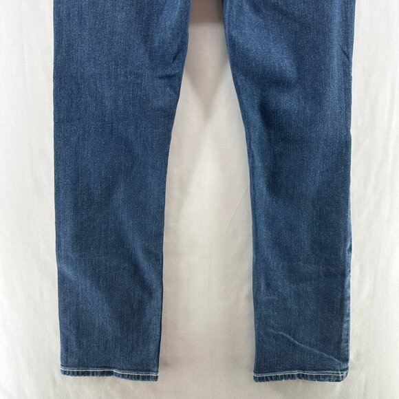 Fleur by Miss Me Jeans Size 29/8 Straight Wing Faux Flap Pocket Denim Blue - Picture 6 of 12